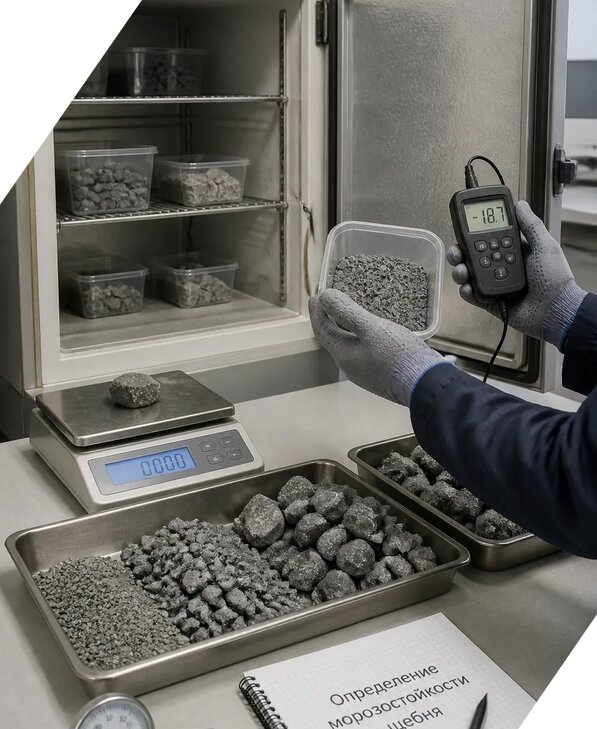 Определение морозостойкости щебня в Ижевске от 3635 р. | ЭкспертизаРоссия