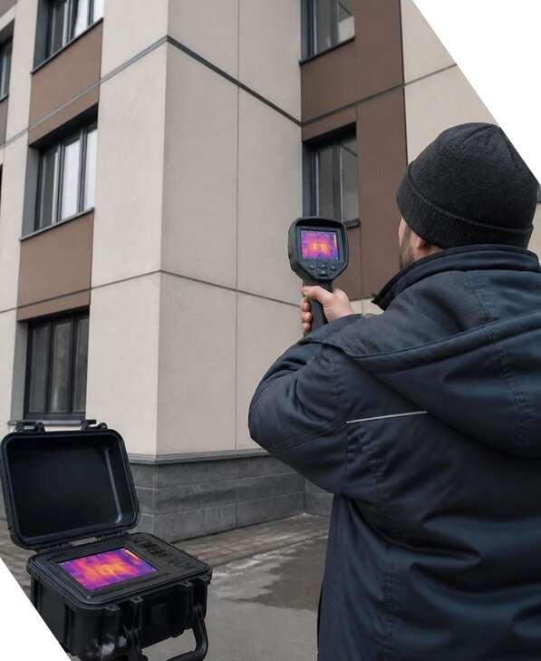 Тепловизионное обследование зданий и сооружений в Ижевске